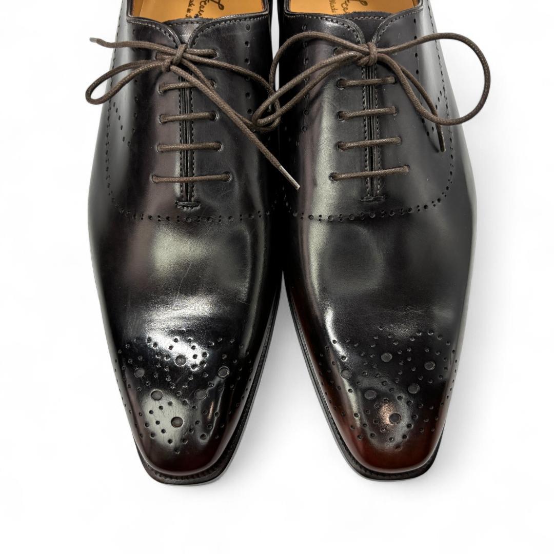 新品級 フランチェスコベニーニョ ホールカット 黒茶パティーヌ 7 25.5cm