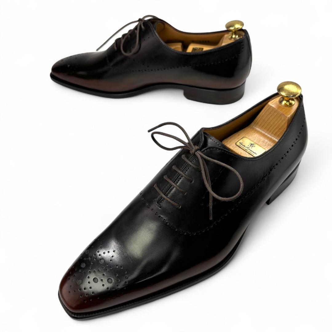 新品級 フランチェスコベニーニョ ホールカット 黒茶パティーヌ 7 25.5cm