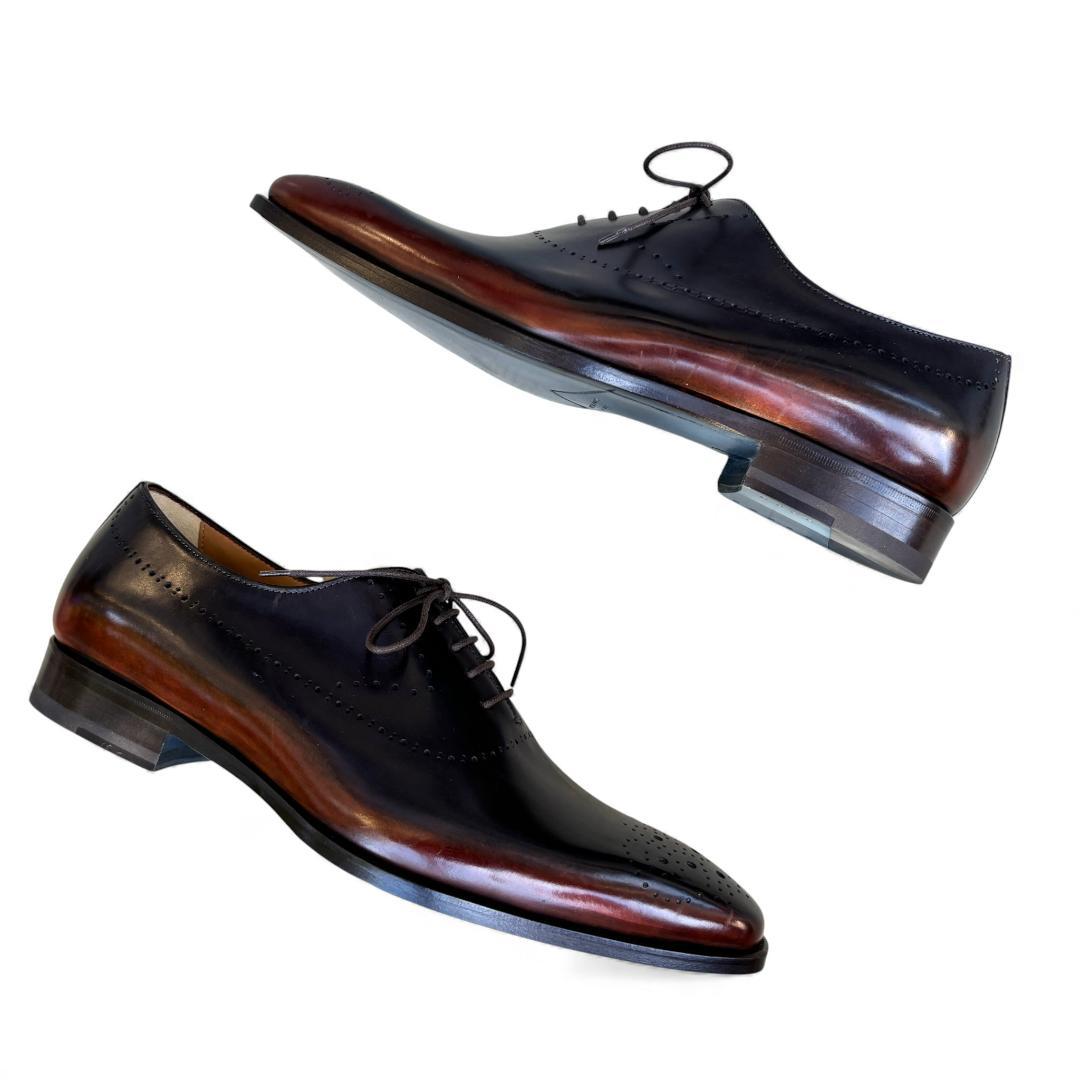 新品級 フランチェスコベニーニョ ホールカット 黒茶パティーヌ 7 25.5cm