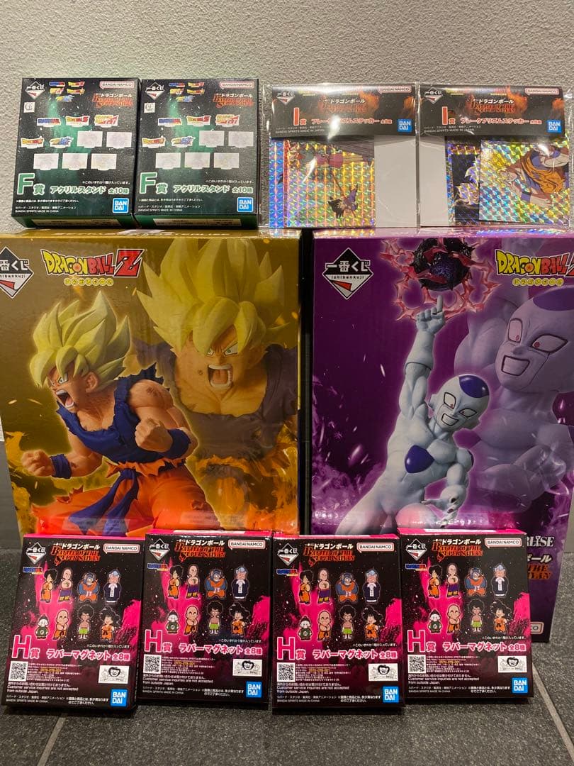 一番くじ　ドラゴンボール B賞 超サイヤ人孫悟空 C賞 フリーザフィギュア