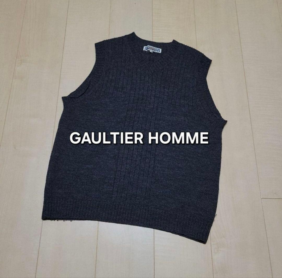 90s GAULTIER HOMMニットベスト ゴルチェ archive