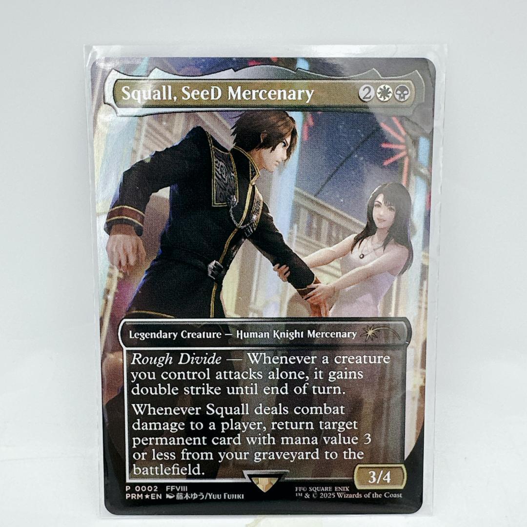 【美品】【希少】MTG Squall,SeeD Mercenary プロモ