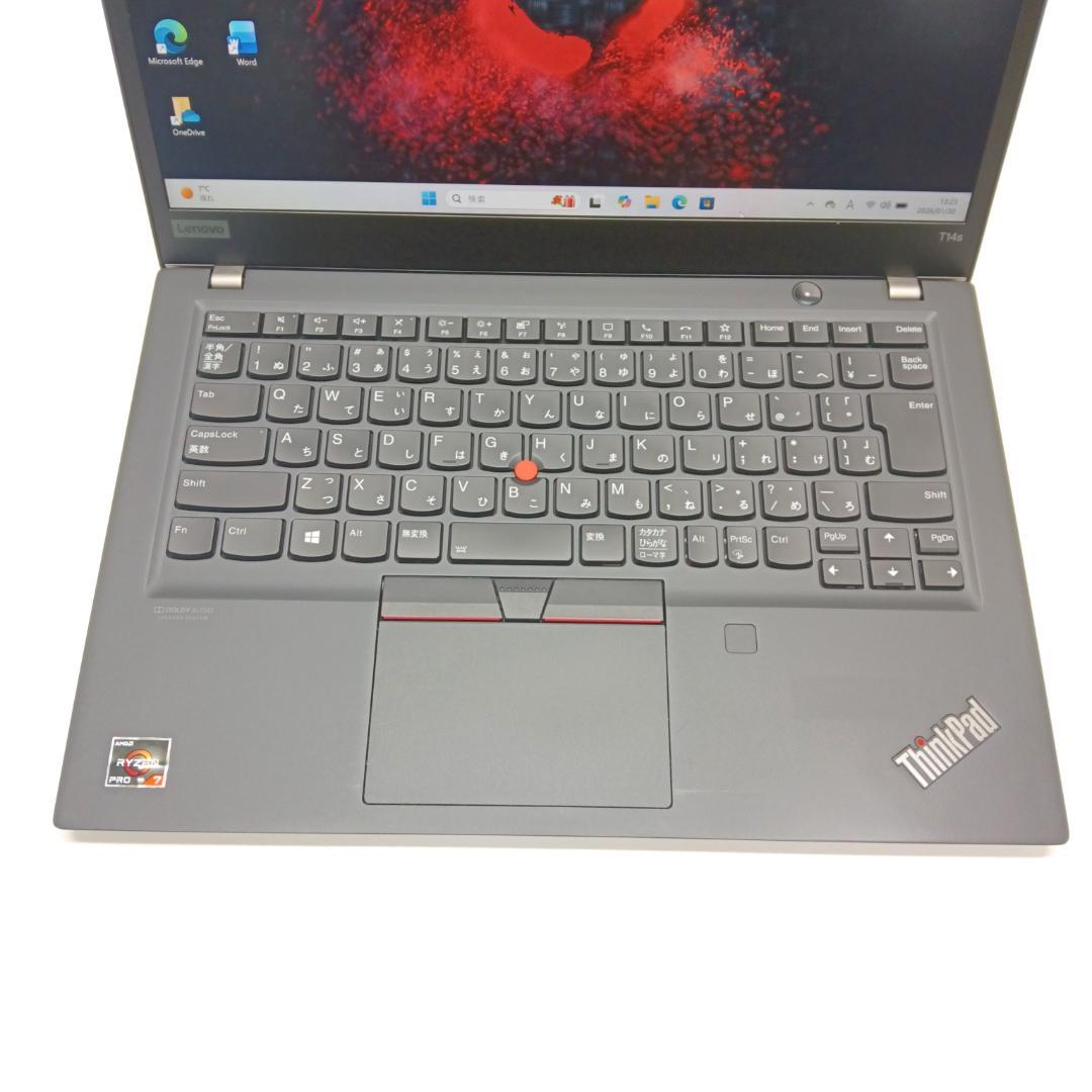 Windowsノート本体 Lenovo T14s Gen1 Ryzen7 Pro 16GB 256GB
