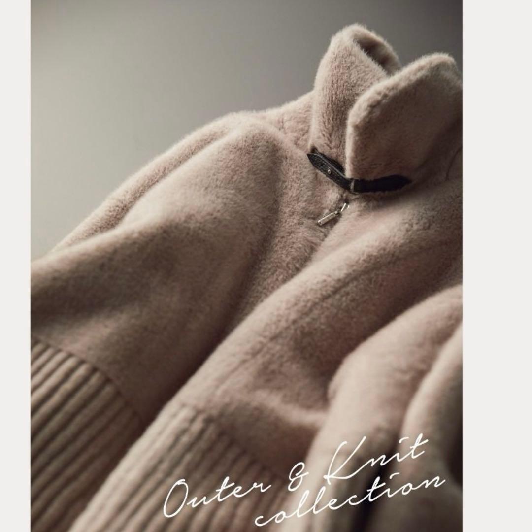 モラビトプルミエ　エコファーブルゾン　タグ付新品未使用【雑誌エクラ掲載商品】