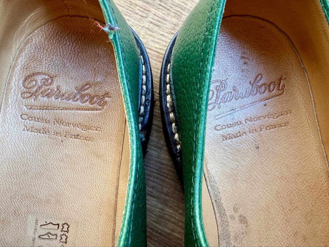 [箱付/超レア品] Paraboot William Vert (UK6.0)