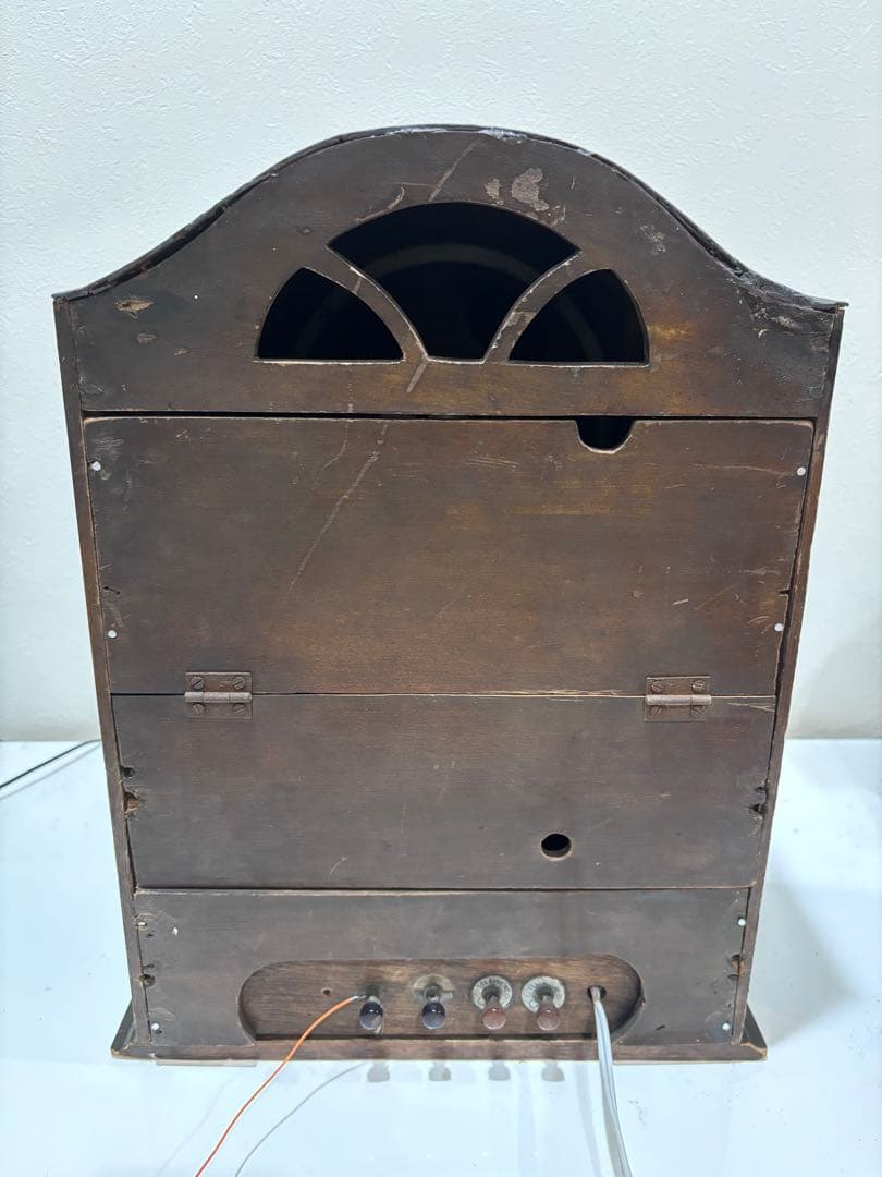 レトロ　真空管ラジオ　並3ラジオ　整備済　宮型　昭和戦前