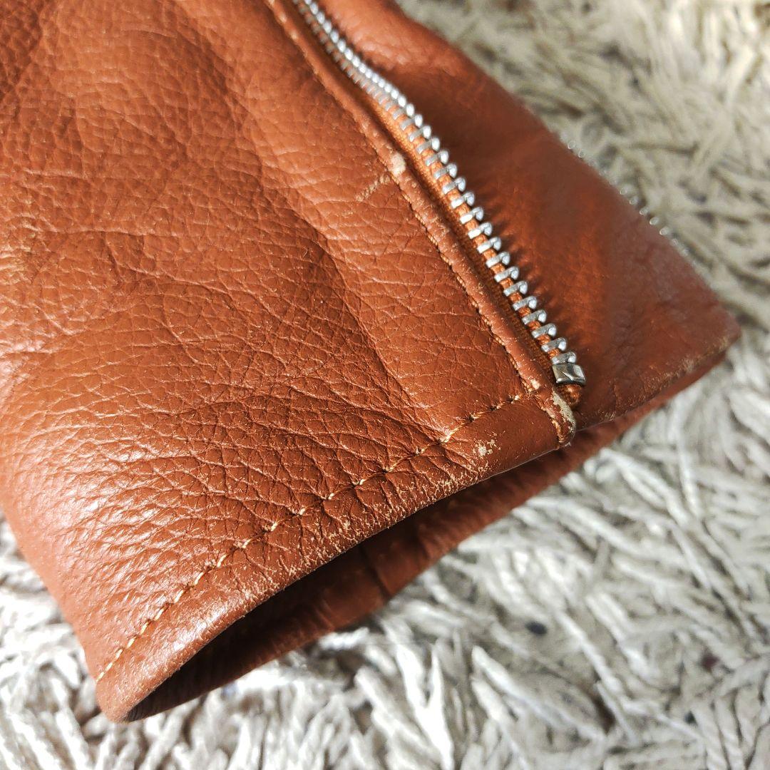 FREEDOM レザージャケット　ブラウン　フリーダム ライダース