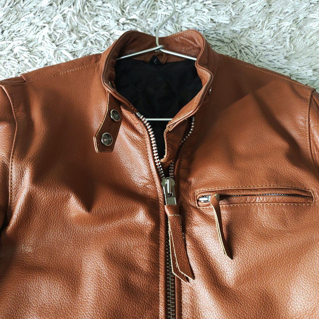 FREEDOM レザージャケット　ブラウン　フリーダム ライダース