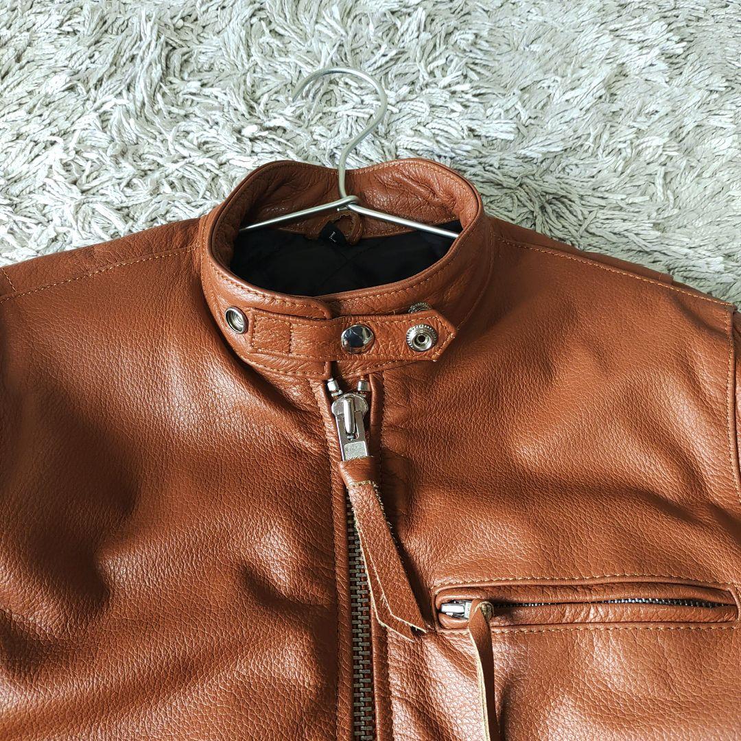 FREEDOM レザージャケット　ブラウン　フリーダム ライダース