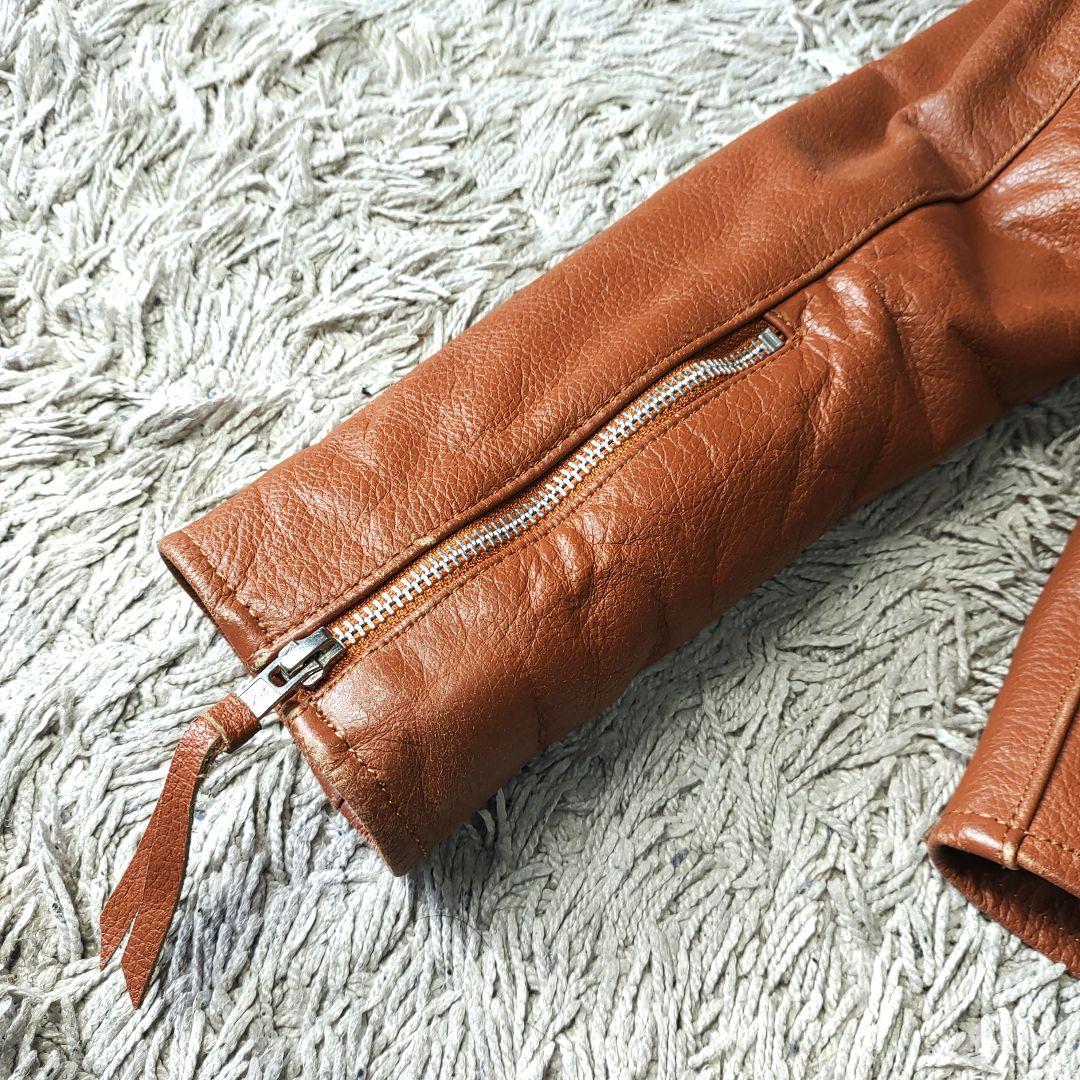 FREEDOM レザージャケット　ブラウン　フリーダム ライダース