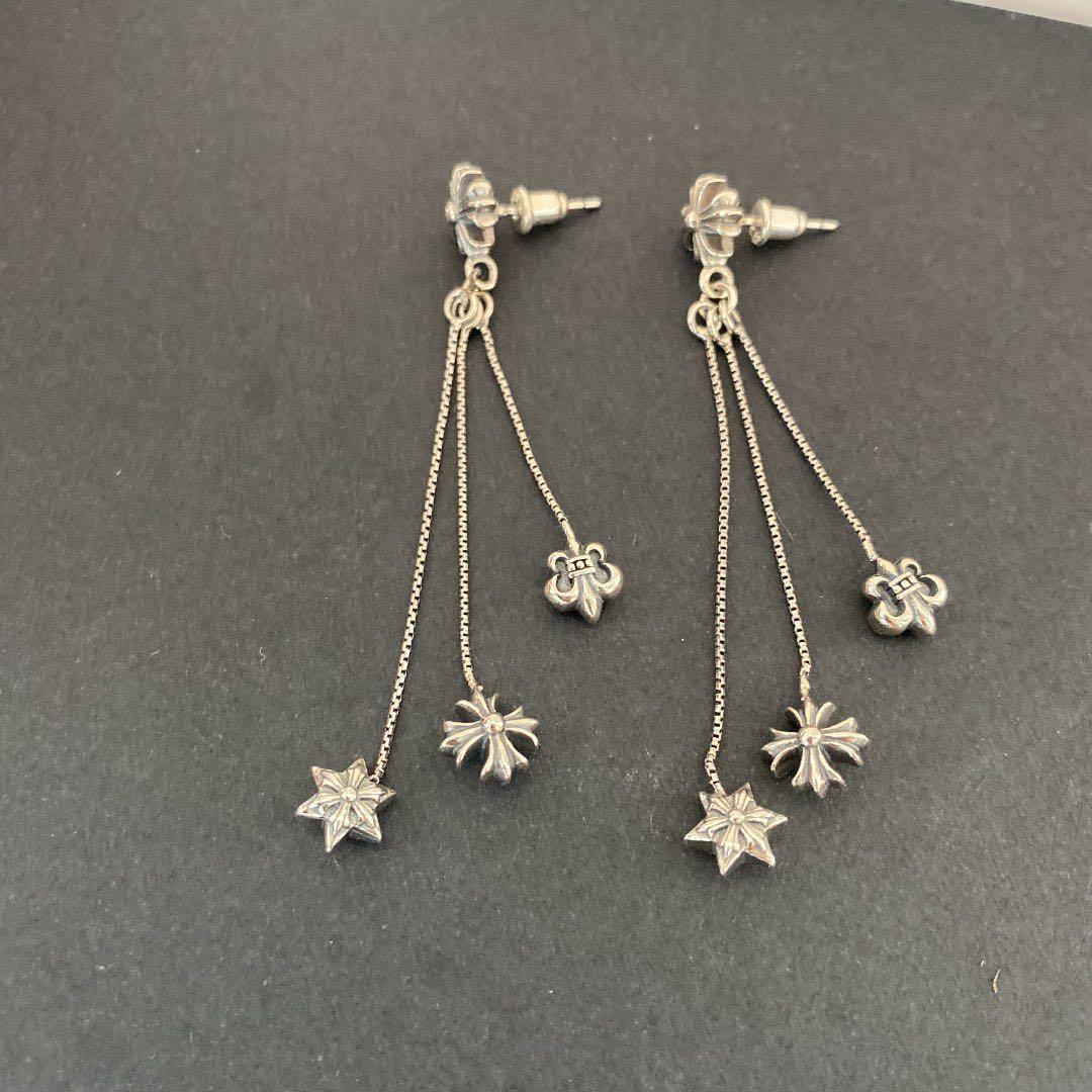 シルバー925 ピアス JOJOイヤリング ジョジョピアス クロスピアス