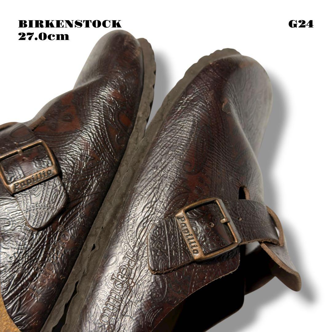 希少品！ BIRKENSTOCK PAPILLIO ボストン ブラウン 茶 27