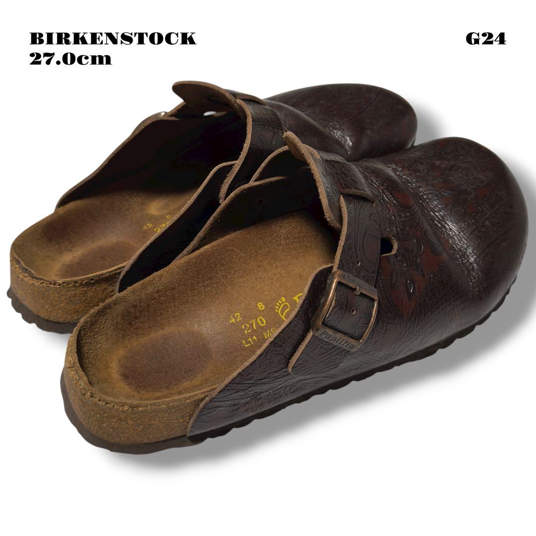 希少品！ BIRKENSTOCK PAPILLIO ボストン ブラウン 茶 27