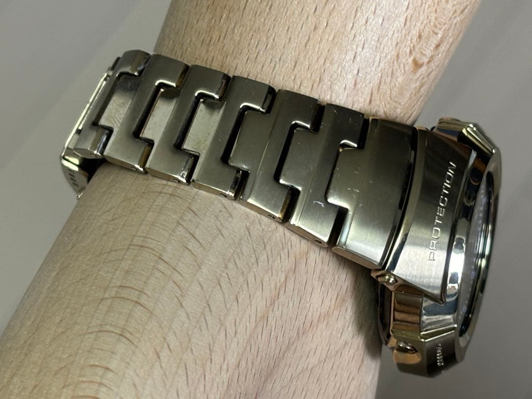 G-SHOCK/フルメタル/AWM-500/ゴールド/電波/ソーラー/時計/箱付