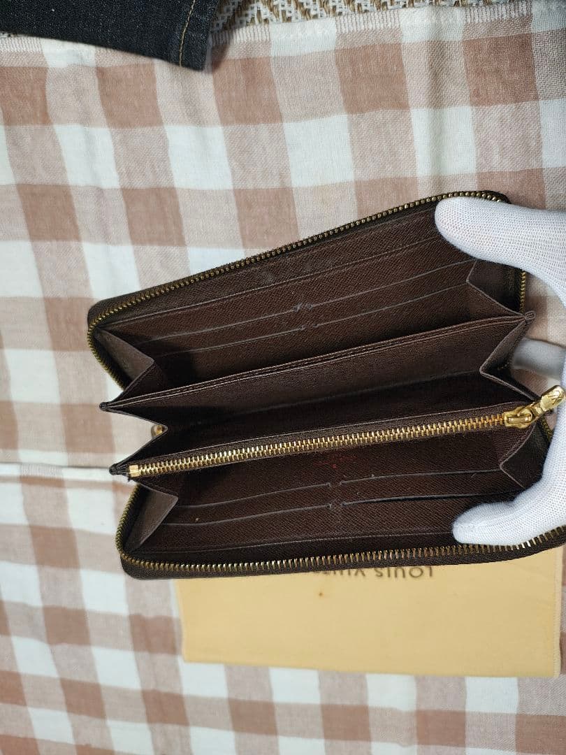 LOUIS VUITTON ダミエ 長財布 保存袋付き