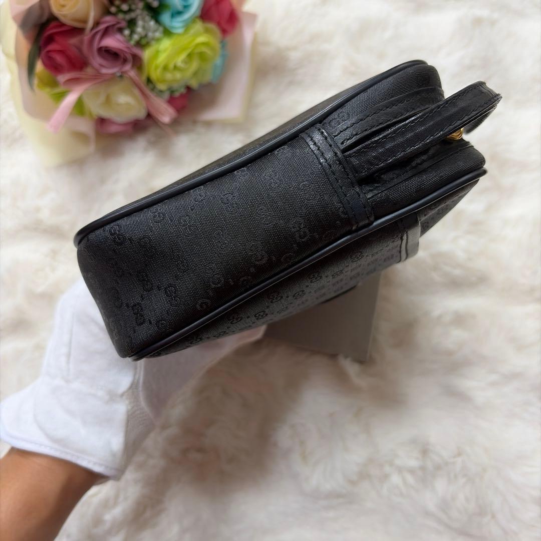 GUCCI グッチ GG柄 マイクロGG ブラック クラッチバック
