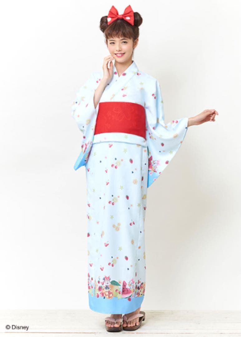 シークレットハニー きもの 工房まつや ディズニー 浴衣 半幅帯セット