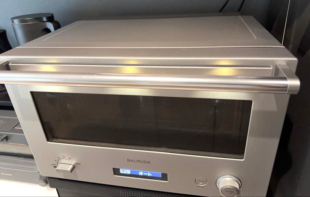 2021年製BALMUDA オーブンレンジ シルバー（E05）オーブン機能◎