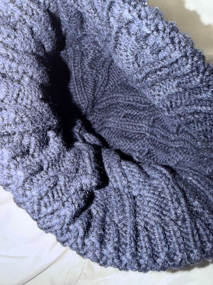 moncler モンクレール ニット帽 ネイビー