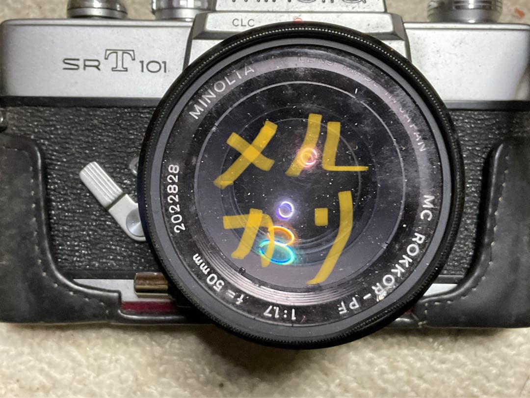 フイルム式カメラ／MINOLTA・SR「T」101 一眼レフカメラ。【現状品】