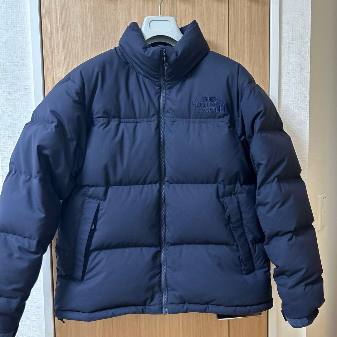 THE NORTH FACE ネイビー ダウンジャケット ウーリーヌプシ