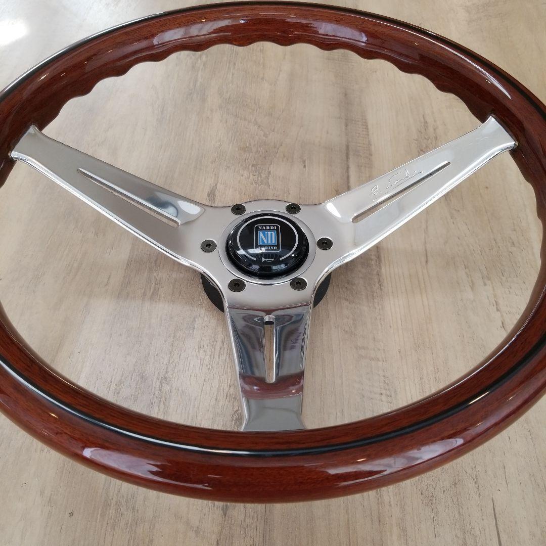 NARDI☆ナルディクラシックウッド&ポリッシュスポークディープコーン/N770