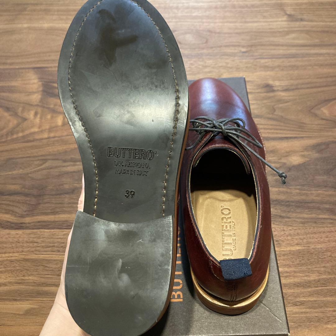 靴 BUTTERO 39 B5650UBGB PE-AZI 09WINE 39