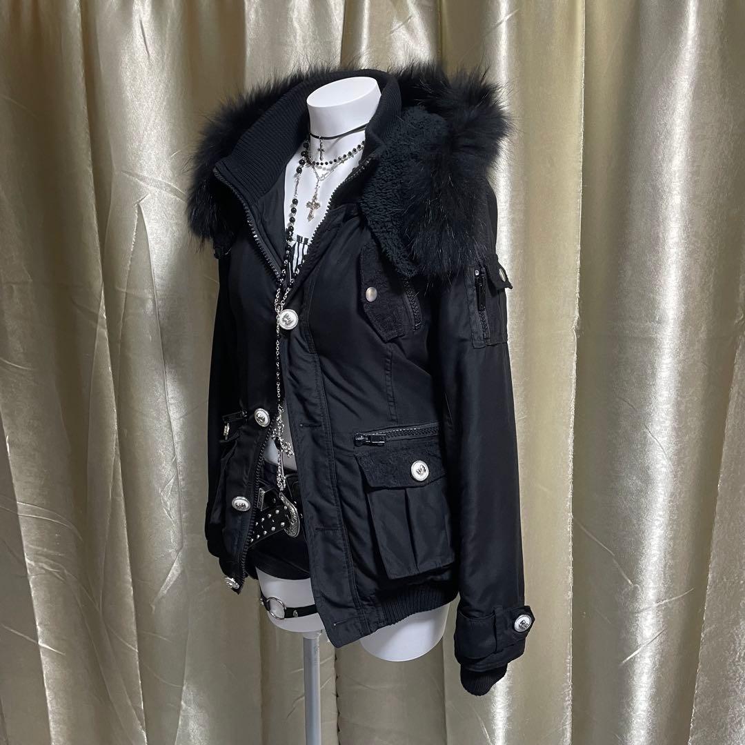 トゥララ リアルファー モッズコート 平成ギャル ダークコア archive