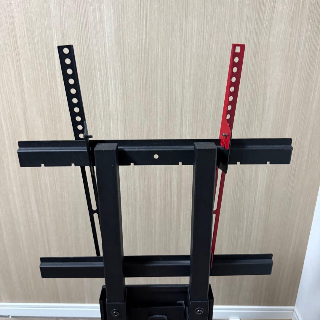 EQUALS 壁寄せテレビスタンド WALL V2 ロータイプ　ブラック　黒