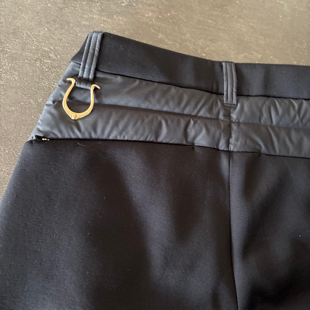 マークアンドロナ　ブラックダウンパンツ　美品❗️