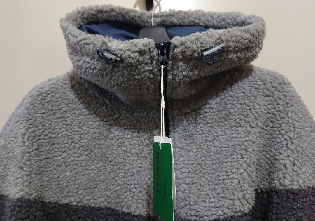 FRAPBOIS ボアショートコート グレー サイズ１ タグ付き