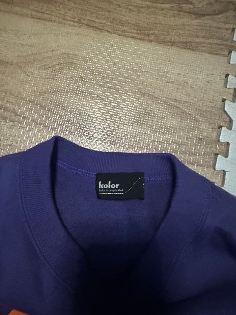 kolor inc. グラフィックプリント トレーナー 紫