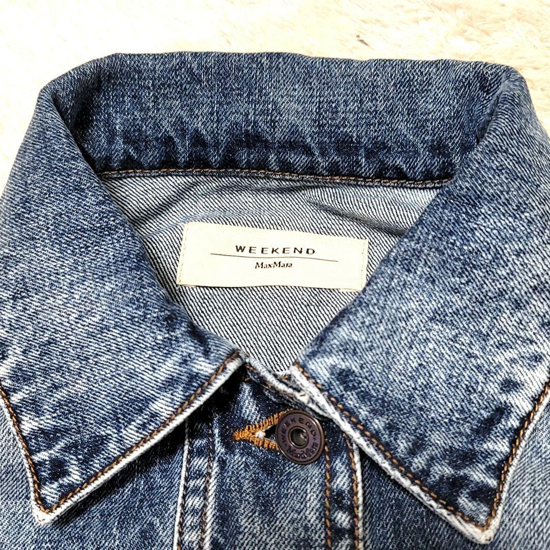 美品 WEEKEND MAX MARA デニムジャケット ショート丈 短丈