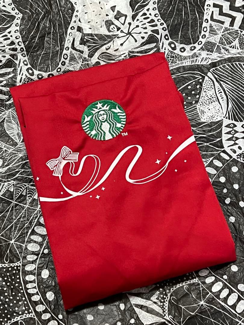 レア　正規品　スターバックス　ホリデー　エプロン　パートナー　2021