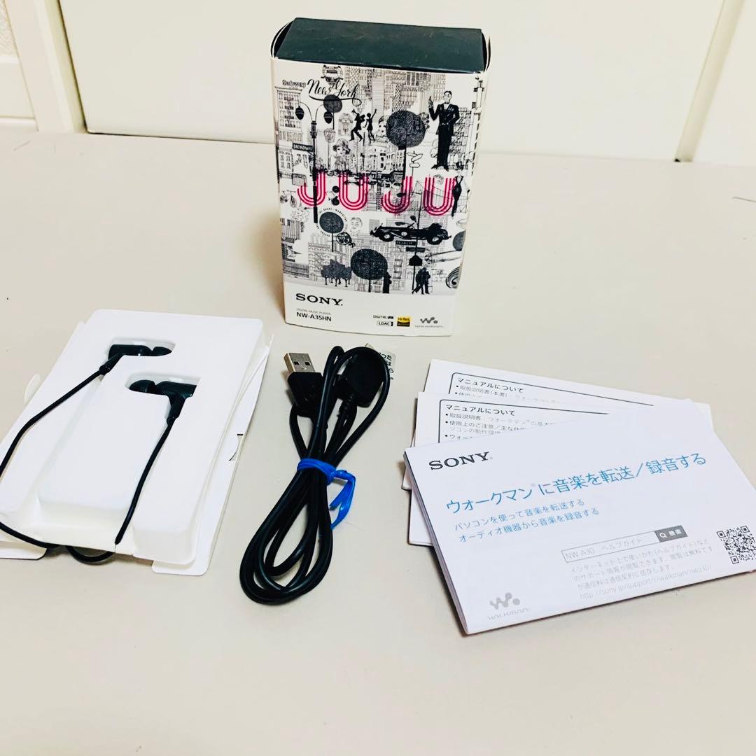 限定　ソニーウォークマン　NW-A35HN Presented by JUJU
