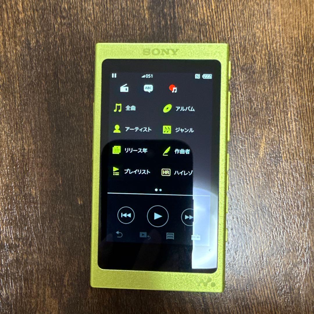 SONY NW-A35シリーズ ライムイエロー 16GB