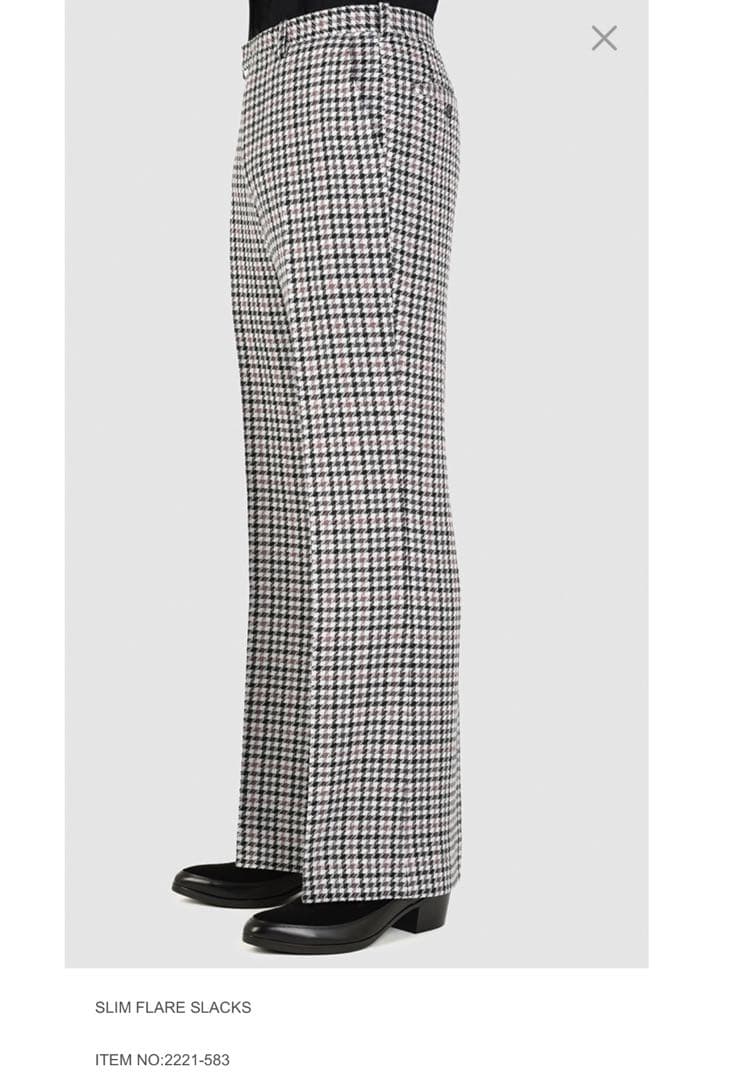 パンツ LAD MUSICIAN SLIM FLARE SLACKS