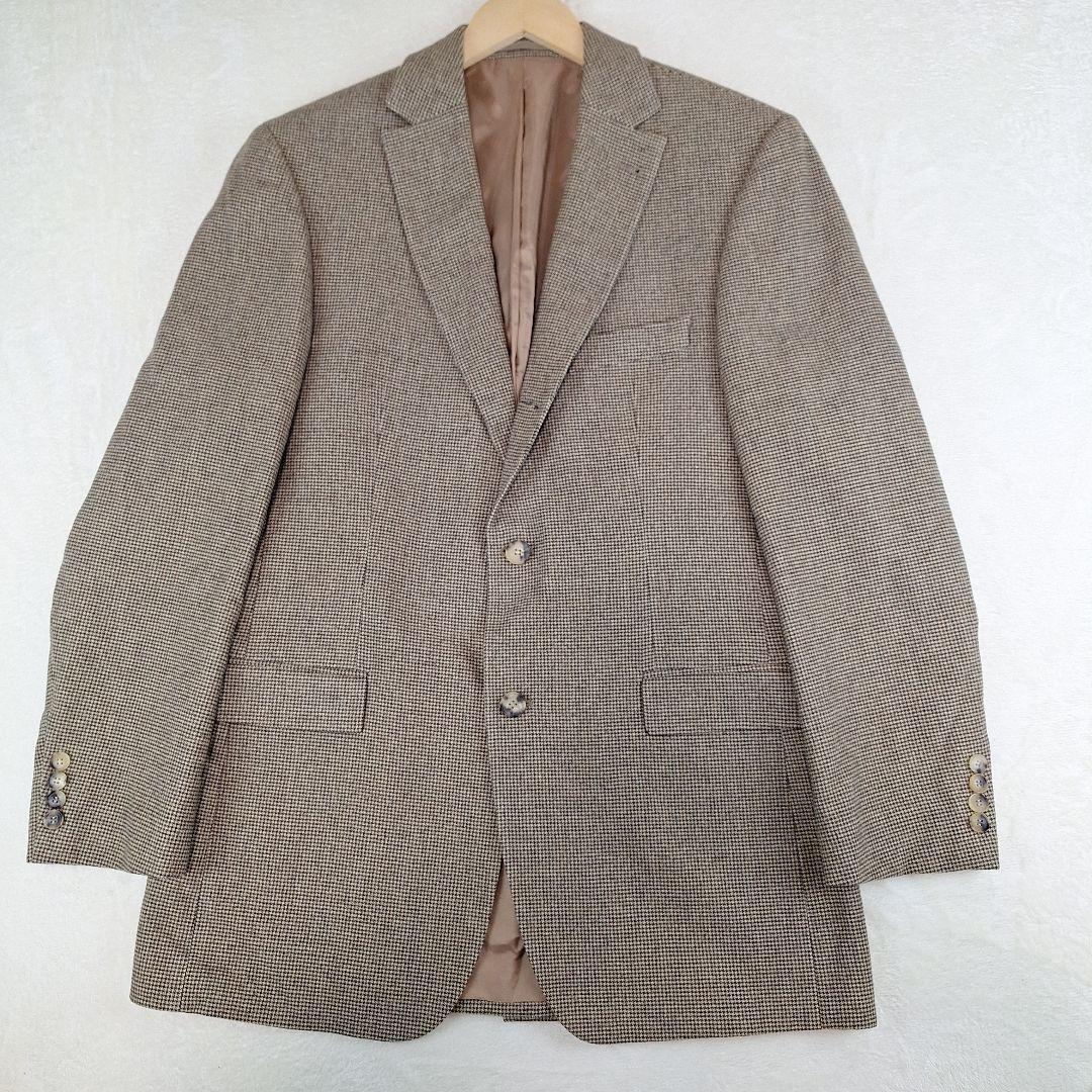 HUGO BOSS　ロロピアーナ　テーラードジャケット　千鳥格子　50