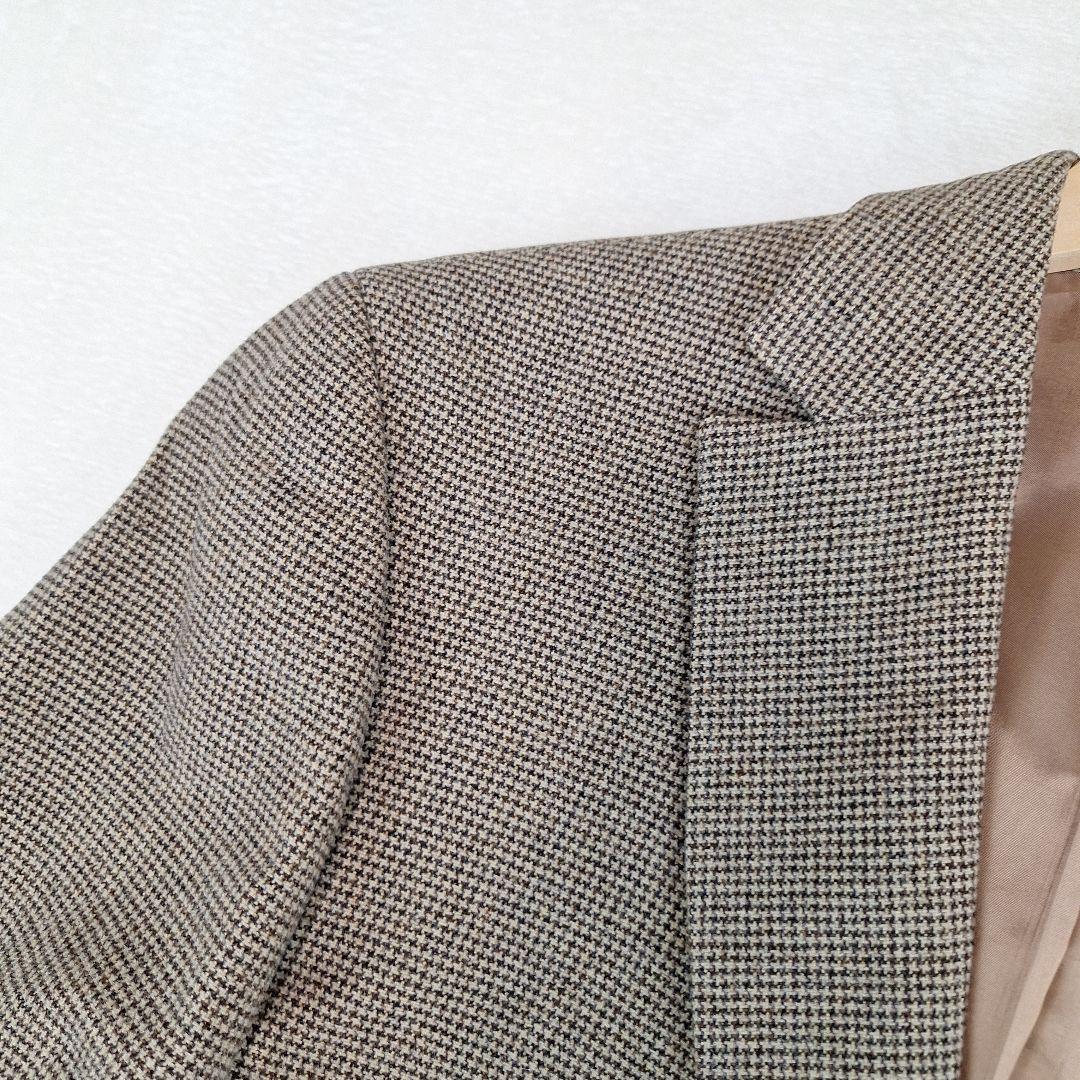 HUGO BOSS　ロロピアーナ　テーラードジャケット　千鳥格子　50