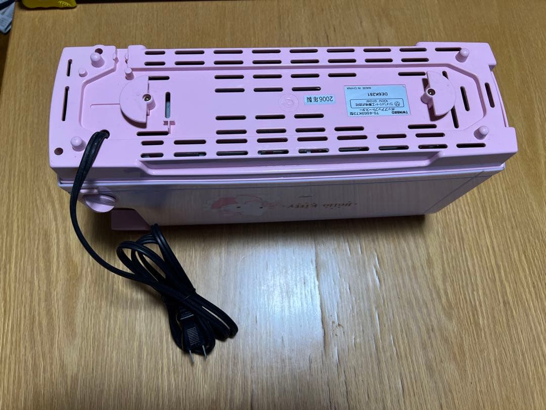 ハローキティ トースター ピンク　　ジャンク品　2006年製品
