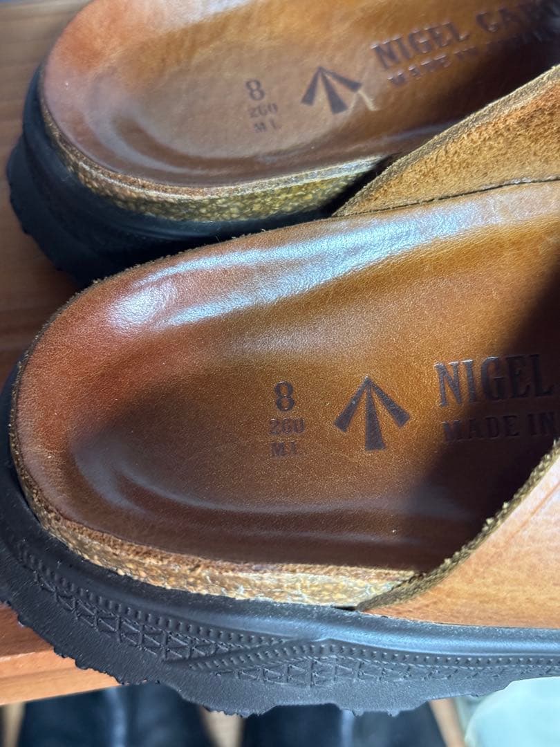 【廃盤】即完売品　ナイジェルケーボン　レザーサンダル　サイズM