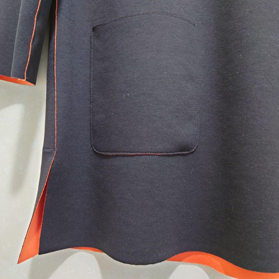 ディノス ダーマコレクション チャイナカラー アジアン ダブルフェイスチュニック