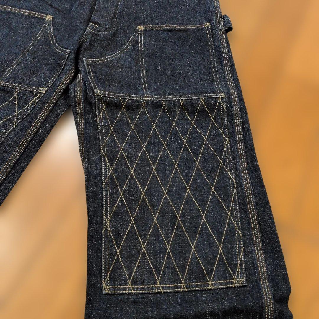 TROPHY CLOTHING ダークデニム オーバーオール