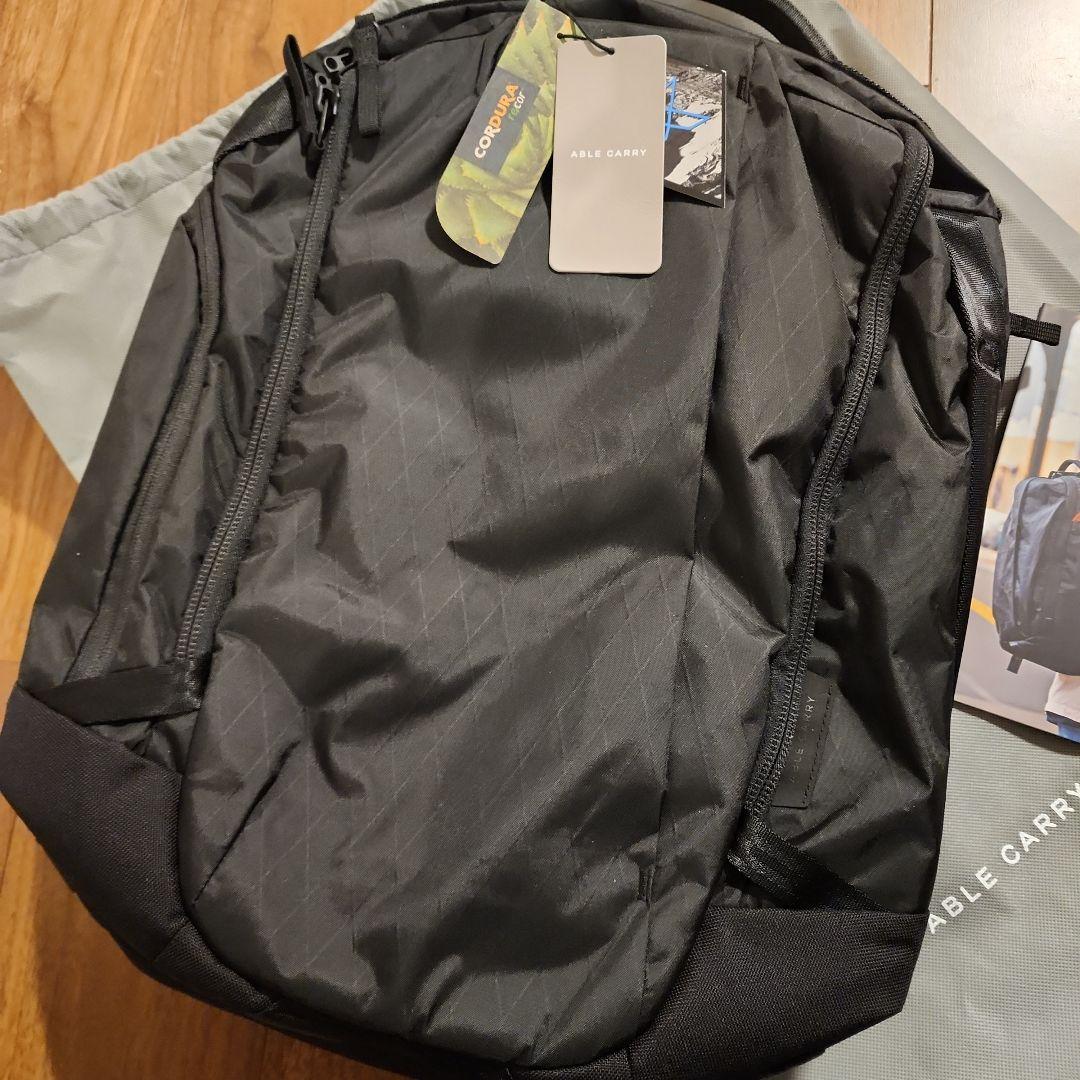 新品 ABLE CARRY Max Backpack X-Pac リュック 黒