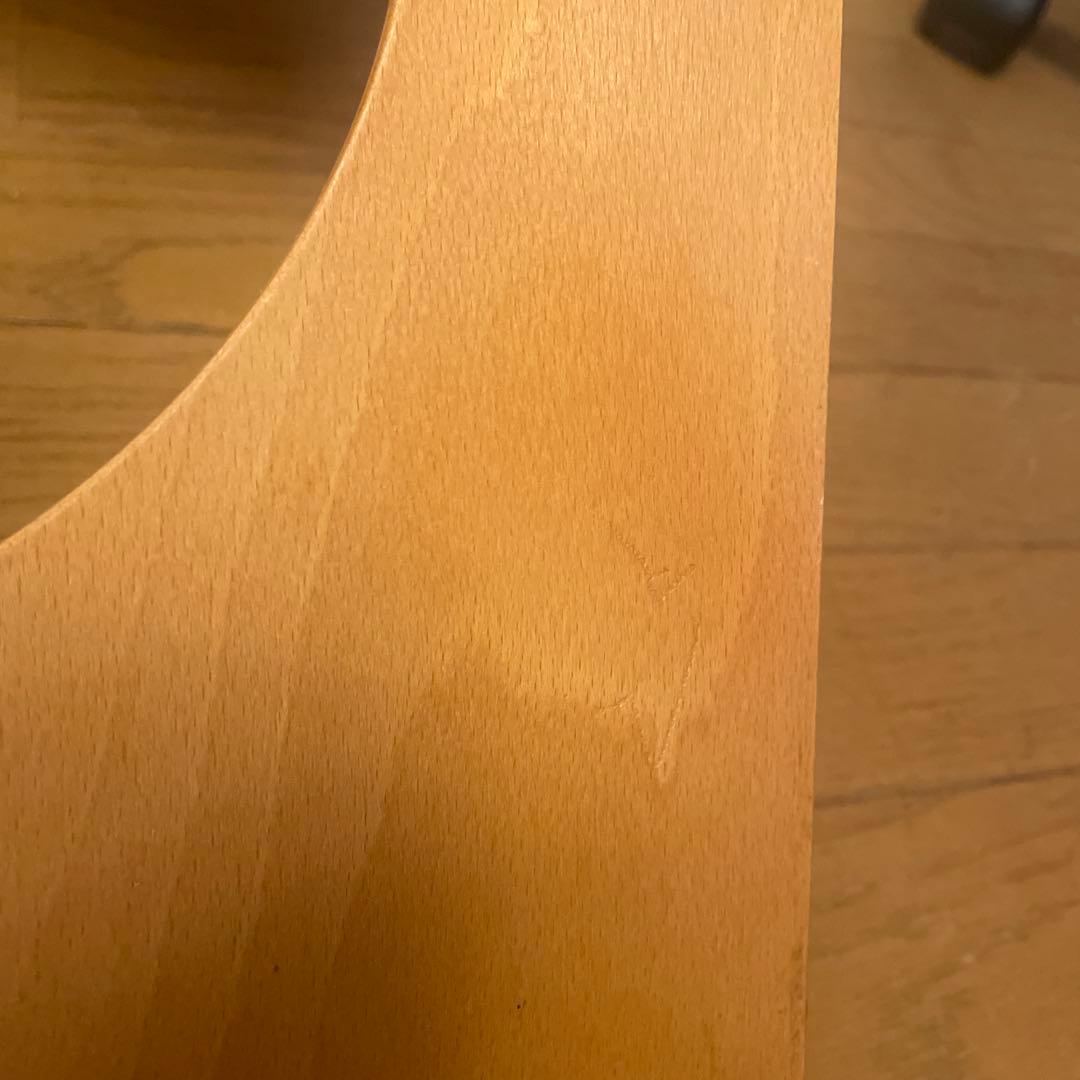 穴あきデザイン 木製座椅子　5脚