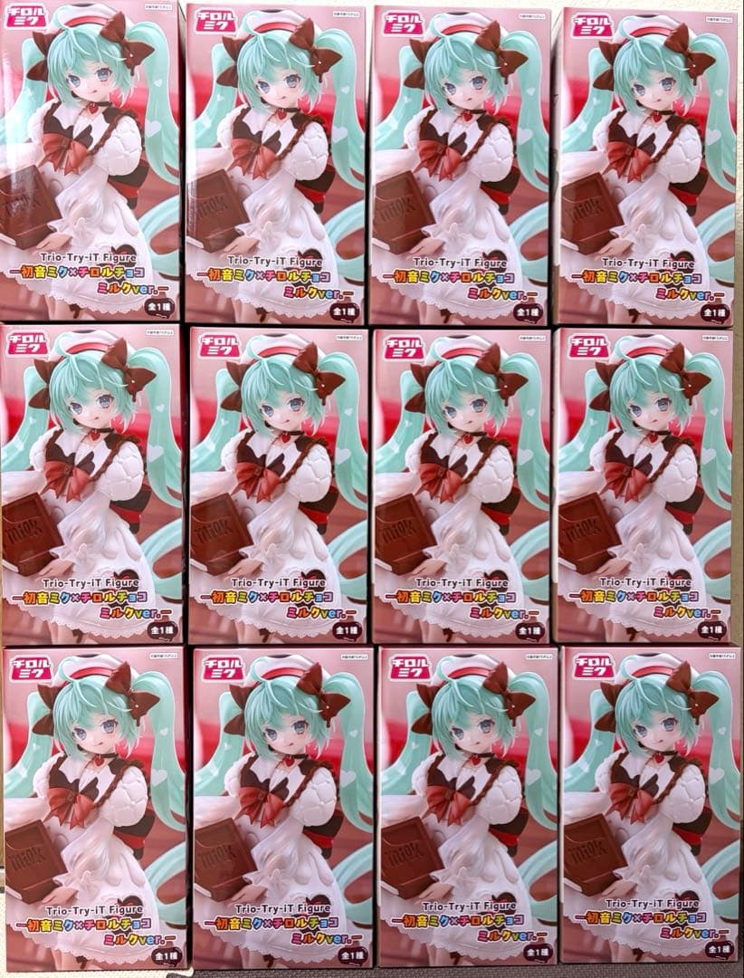 初音ミク Trio-Try-iT Figure チロルチョコミルクver.12体