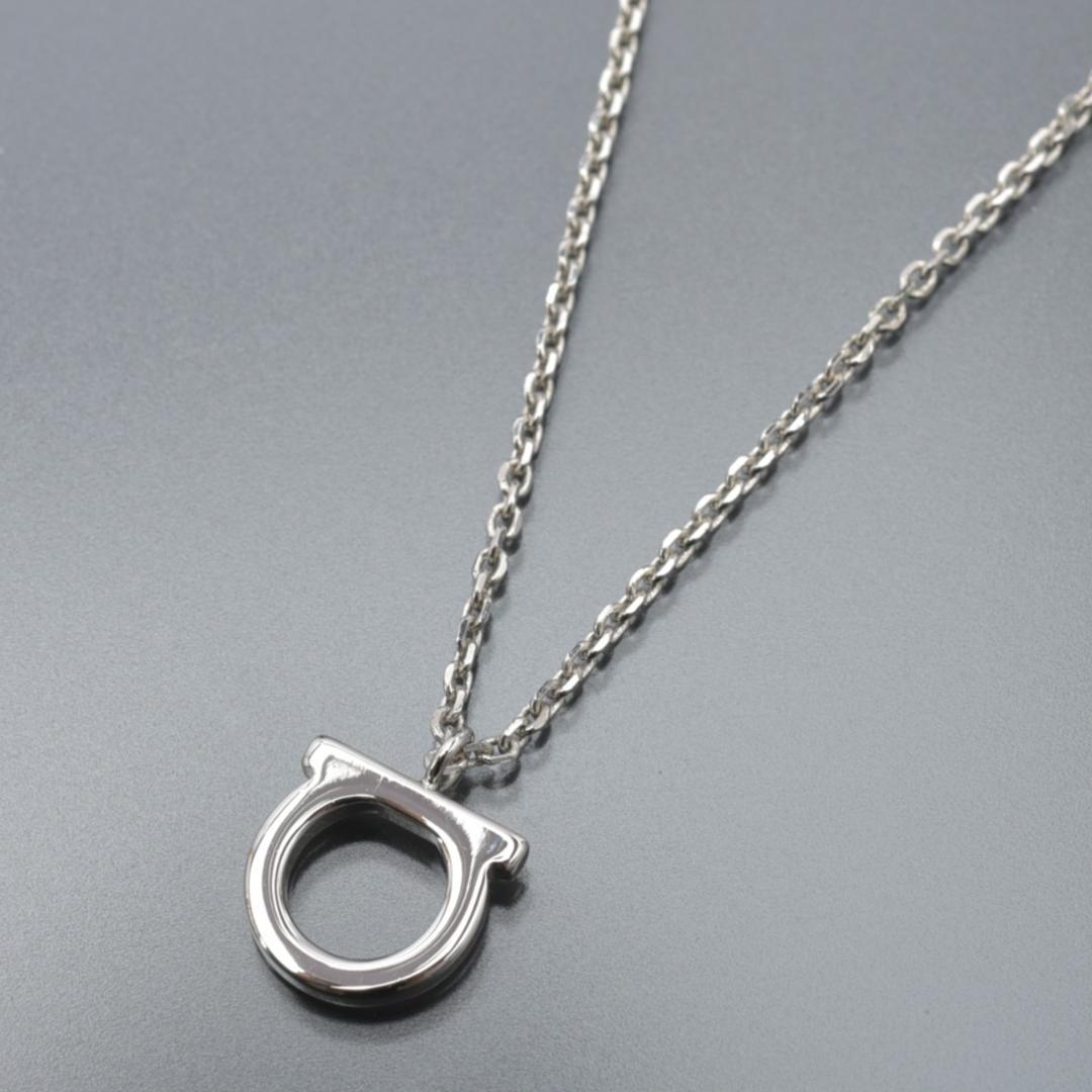 新品 Salvatore Ferragamo ガンチーニ ネックレス シルバー