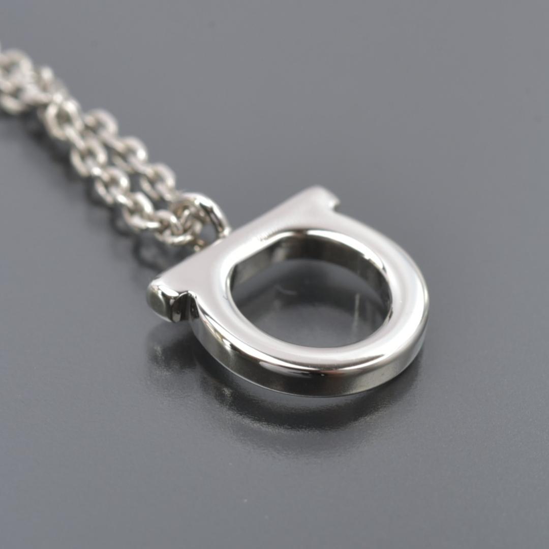 新品 Salvatore Ferragamo ガンチーニ ネックレス シルバー