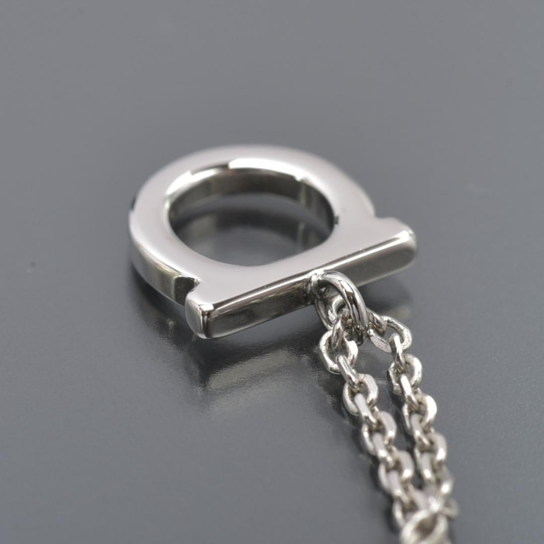 新品 Salvatore Ferragamo ガンチーニ ネックレス シルバー