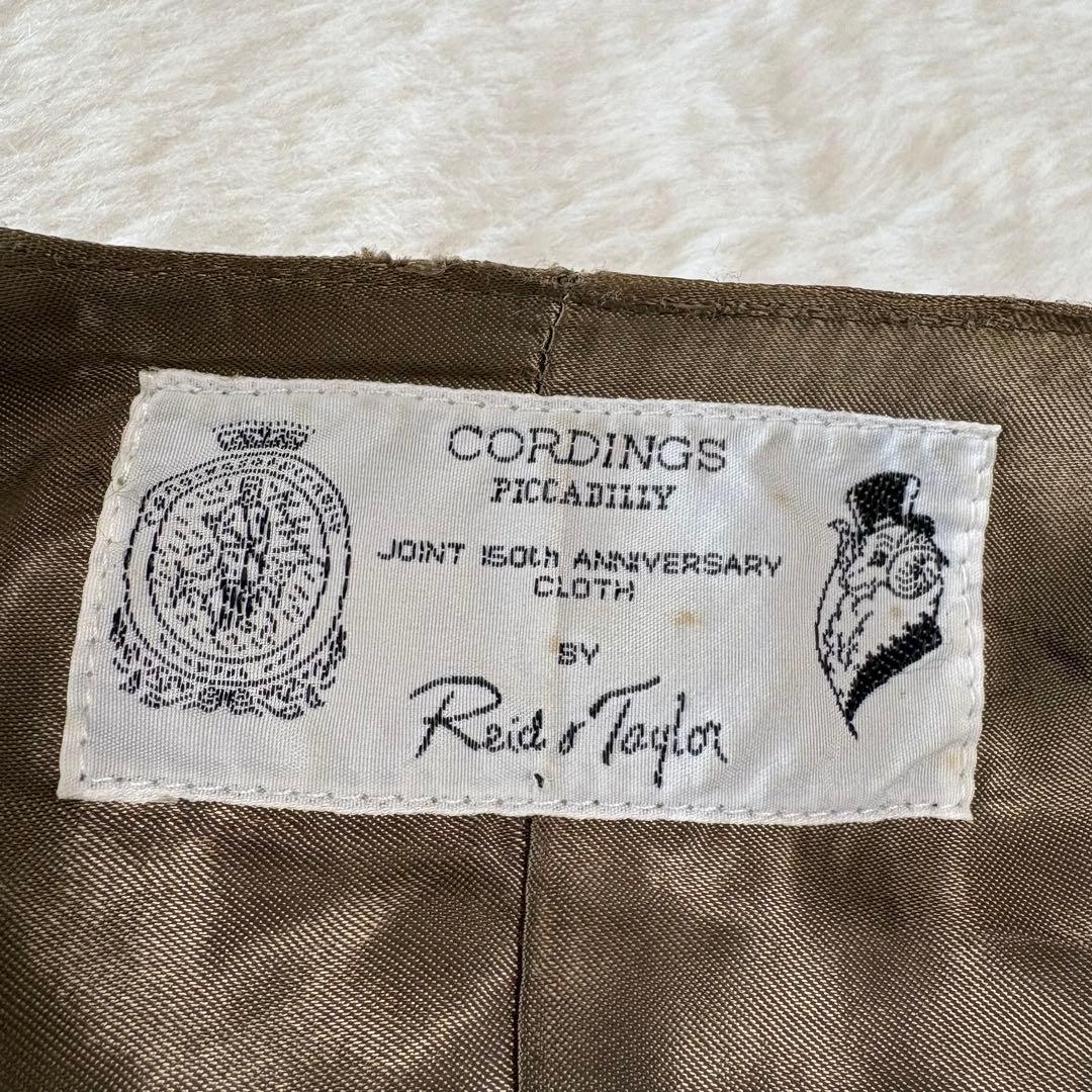 コーディングス CORDINGS 襟付きツイードジレ 150周年記念 40